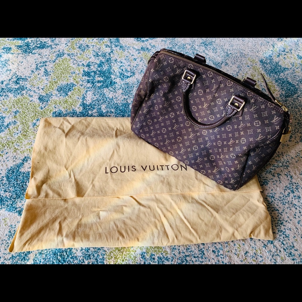 Like New Monogram Idylle Speedy 30